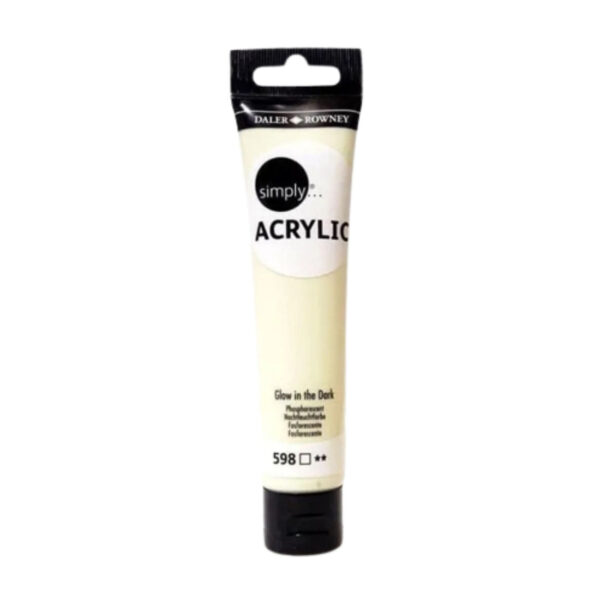 Daler Rowney Simply Acrylic Glow In the Dark Tube 75 ml.