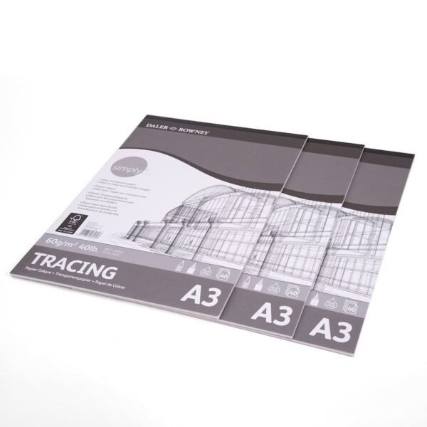 Daler Rowney Simply Tracing Paper Pads A3.