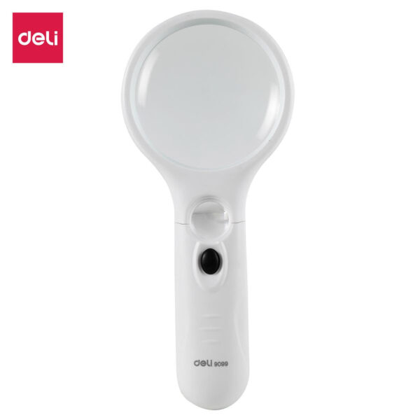 Deli Magnifying Glass 75 mm with LED Light E9099.