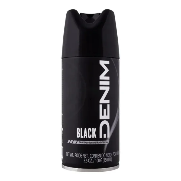 Denim Black 24H Deodorant Body Spray 150ML.