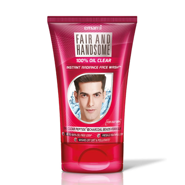 Emami Fair and Handsome 100% Oil Clear Face Wash 50 Gm.