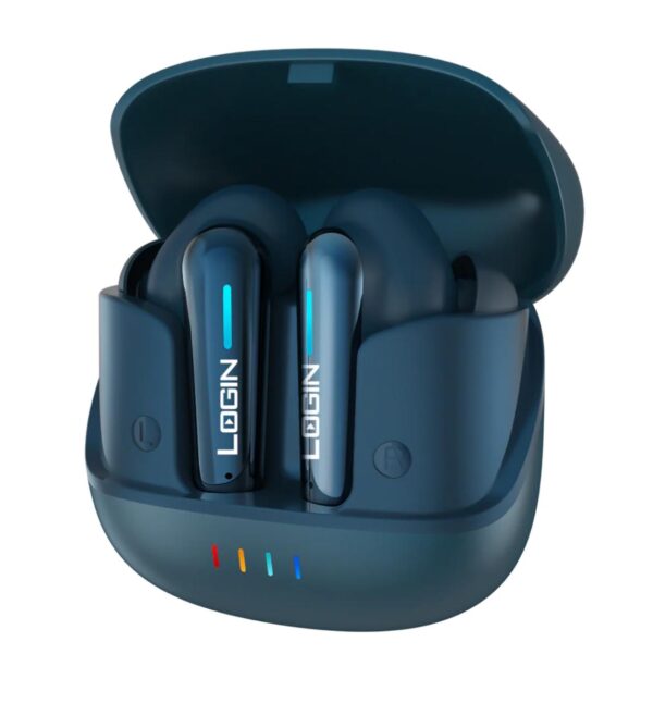 Login LT-206 Earbuds, Premium & Sleek Design, Up to 50 Hours Play Time, Noise Cancellation Feature. - Image 4