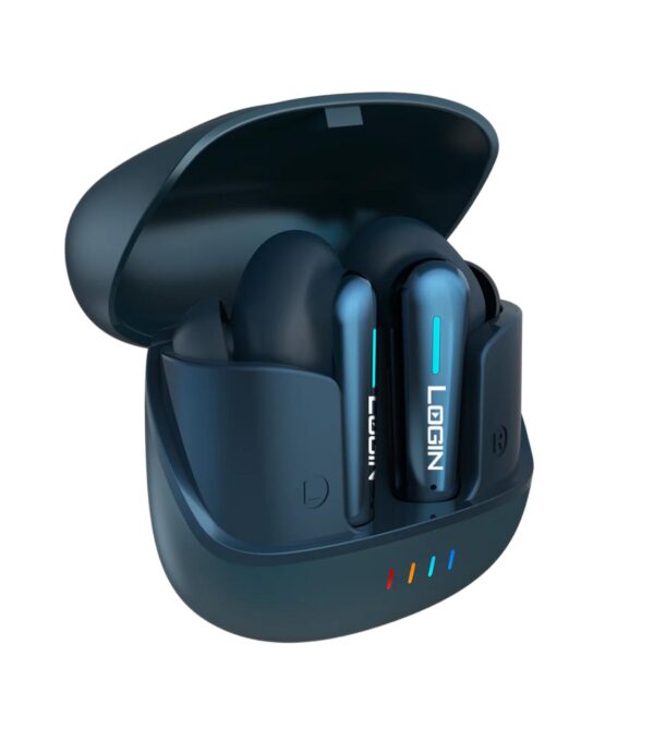 Login LT-206 Earbuds, Premium & Sleek Design, Up to 50 Hours Play Time, Noise Cancellation Feature. - Image 3