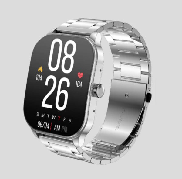 Login L-104 Elite Smart Watch, 1.96 Amoled Display, 100+ Sports Modes, Health & Fitness Tracking, Water & Dust Resistant.