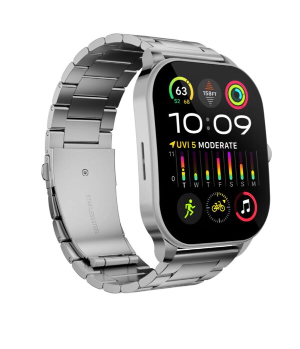 Login L-104 Elite Smart Watch, 1.96 Amoled Display, 100+ Sports Modes, Health & Fitness Tracking, Water & Dust Resistant. - Image 2