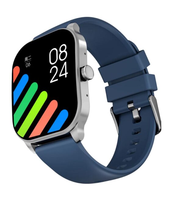Login L-104 Elite Smart Watch, 1.96 Amoled Display, 100+ Sports Modes, Health & Fitness Tracking, Water & Dust Resistant. Color: Blue - Image 4