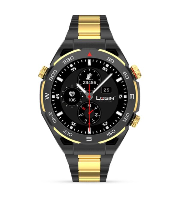 Login LT-W1 LUXE Watch, 1.43 Inches Display, 5.2 Bluetooth Version, Full Charge in 3 Hours, Water Resistance. - Image 2