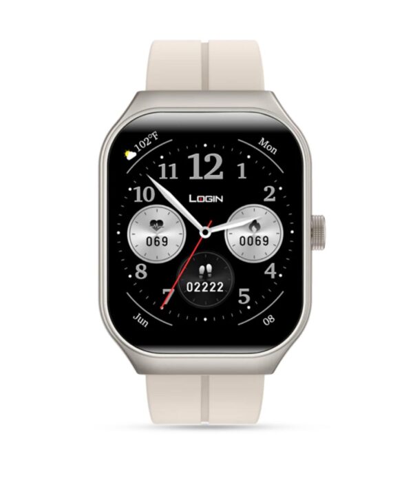Login LT-W2 HORIZON Smart Watch, 1.96 Inches Amoled Display, 100+ Exercise Mode, Chat GPT. Color: Starlight. - Image 4