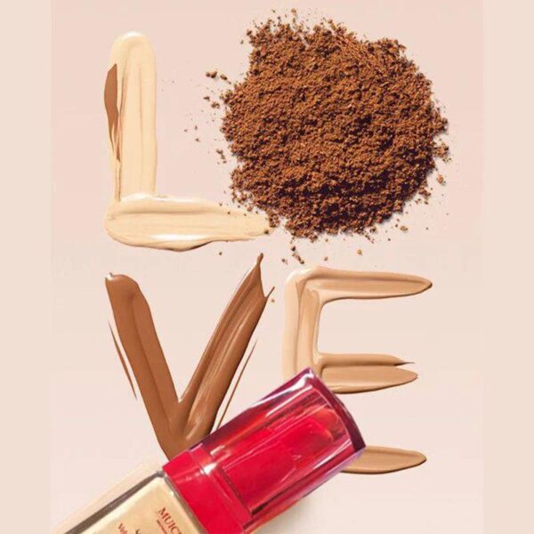 Nude Velvet Full Coverage Foundation – Maximum Smoothness, SPF 15, Shade Ivory-02. - Image 3
