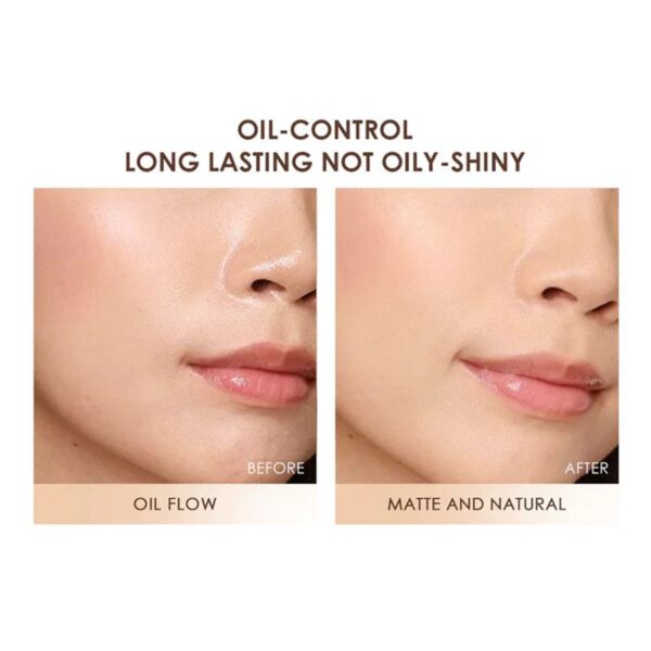 MUICIN Luminous Silk Nude Velvet Foundation, Seamless Finish for All Skin Types. Available in 3 Shades. Fair-01, Ivory-02, Sand/Beige-03. - Image 6