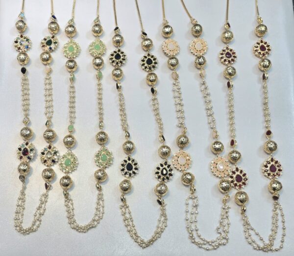 The Elegance & stylish of Pearls Multi stones Malas