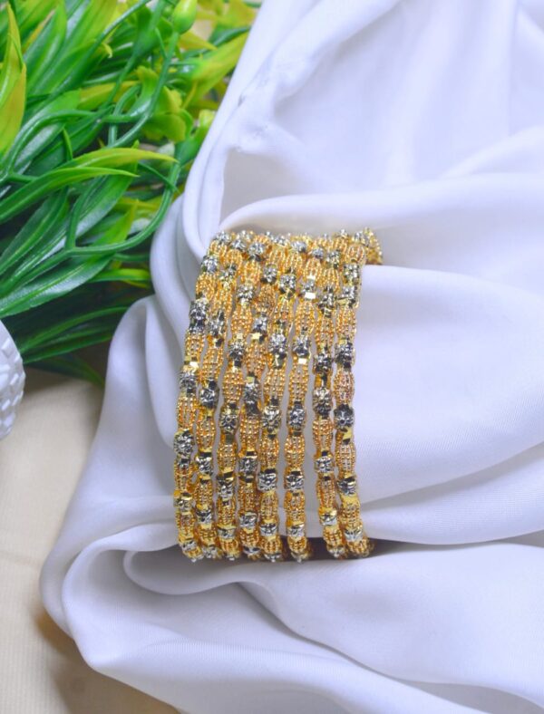 Casting Made Bangles Set of 8pcs - Image 2