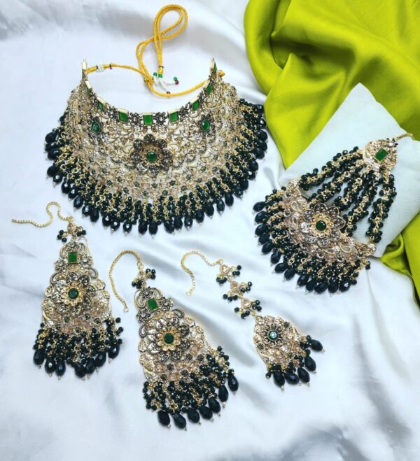 Zircon Collar Bridal wedding Set - Image 5