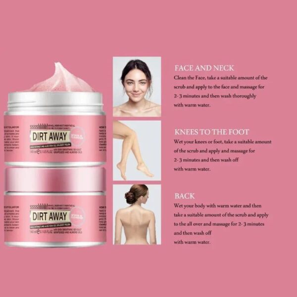 Muicin Deep Clean & Exfoliate Scrub, Refresh & Revitalize, Effective Exfoliation & Smooth Skin- 140 Grams. - Image 5