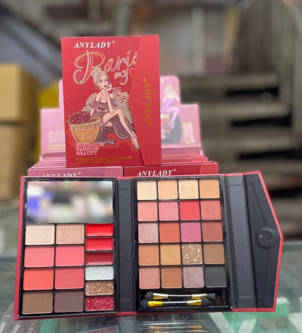Analydy Makeup Palette, Makeup Kits For All Girls, Includes Eyeshadow, Blusher, Lipstick And Highlighter.