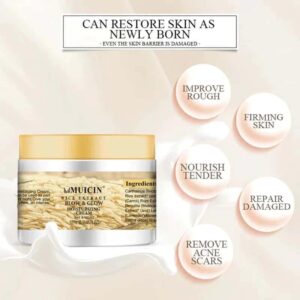 Muicin Rice Water Illuminating Moisturizer, Light & Luminous Hydration 115 Grams,