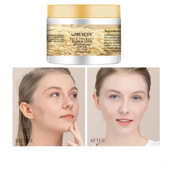 Muicin Rice Water Illuminating Moisturizer, Light & Luminous Hydration 115 Grams, - Image 3