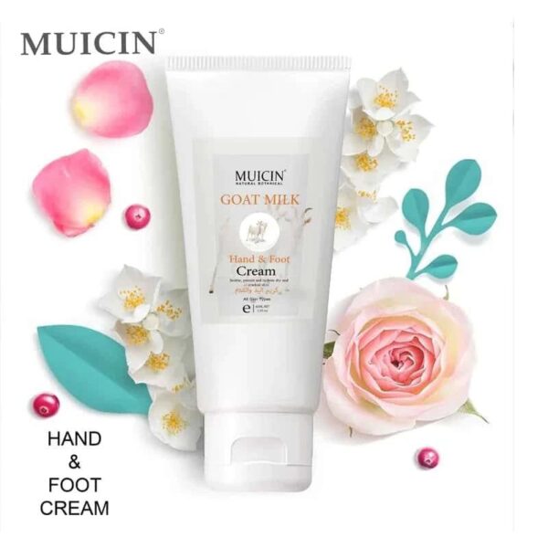 Muicin Goat Milk Renewal Cream for Hands & Feet, Softening & Brightening Care.