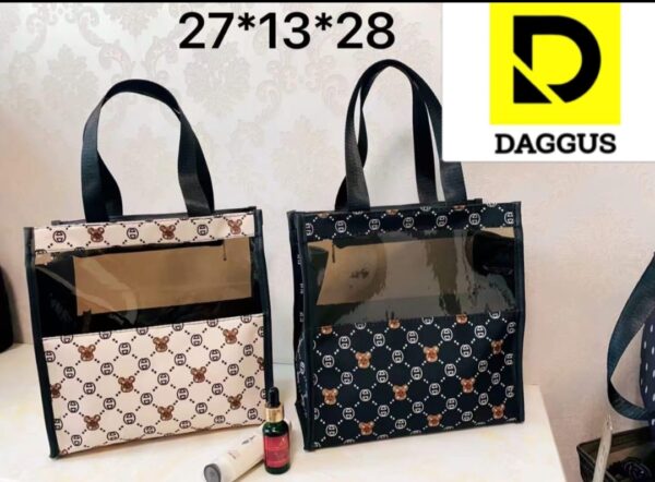 PVC Transparent Cosmetic Bag New Travel Toiletry Bag Set Make-up Organizer Waterproof Makeup Case Canvas Storage Handbag.
