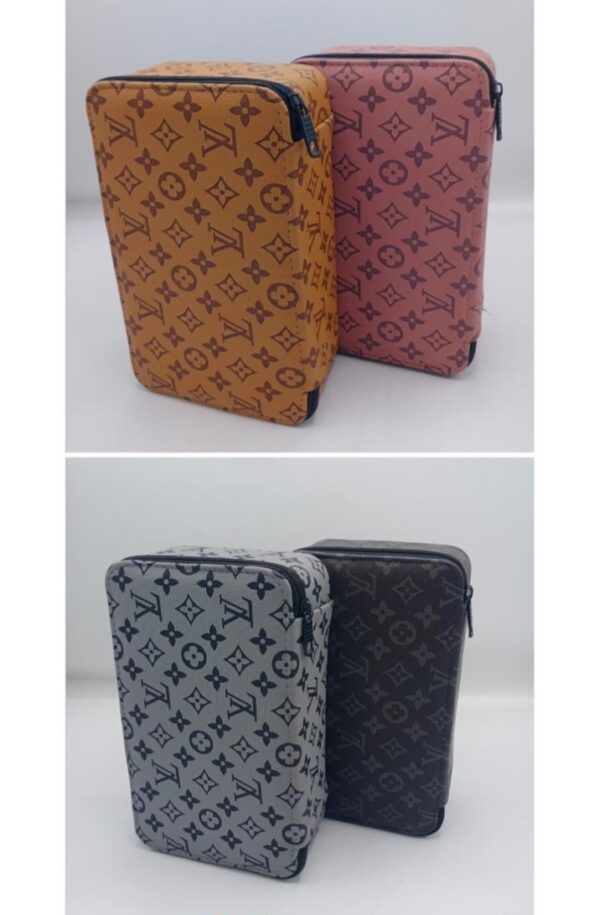 Printed Cosmetic Bag Organizer Makeup Storage Jewellery Vanity Box Single Piece.