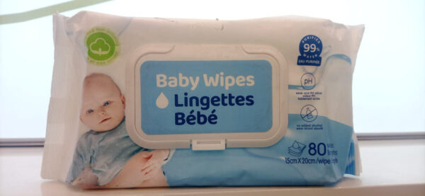 Baby Wipes (80 Wipes). - Image 3