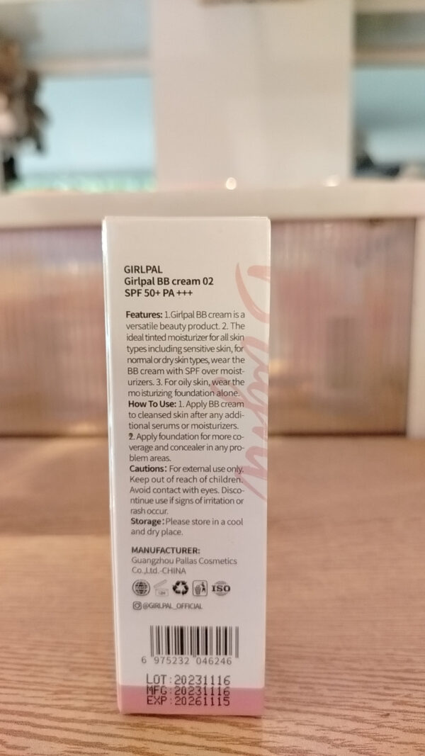 Girlpal bb cream 02. - Image 3