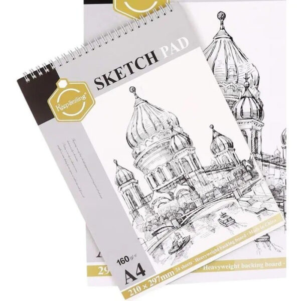Keep Smiling Artist's Sketch Pad (Size A4).