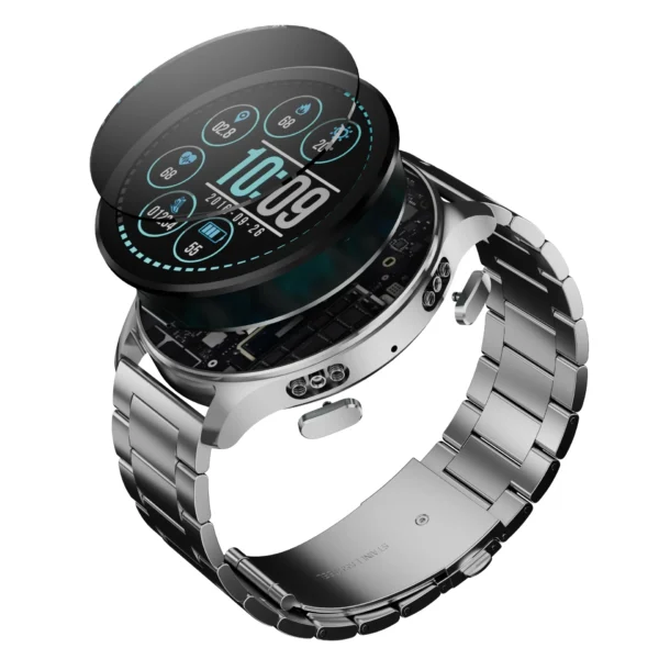 Login-103 Gentleman Smart Watch,Color: Silver - Image 5