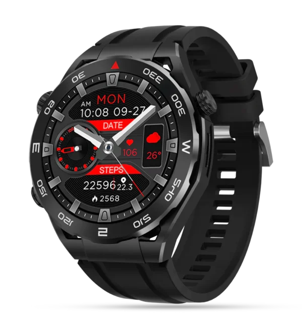 Login LT-W1 LUXE Watch, Color: BLACK