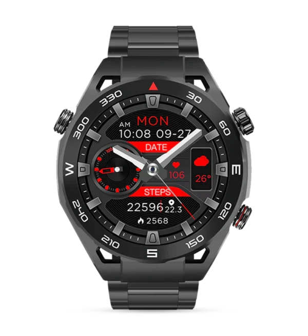 Login LT-W1 LUXE Watch, Color: BLACK - Image 2