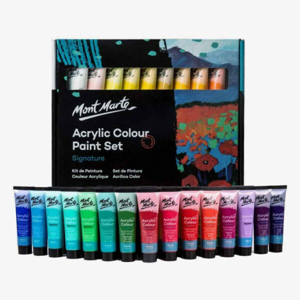 Mont Marte Acrylic Colour Paint 36 ml Set Of 36. - Image 8