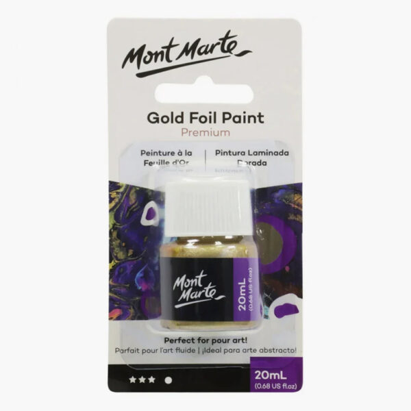 Mont Marte Premium Gold Foil Paint 20 ml. - Image 2