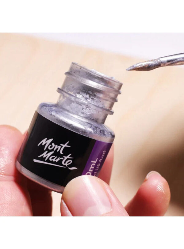 Mont Marte Premium Silver Foil Paint 20 ml. - Image 5