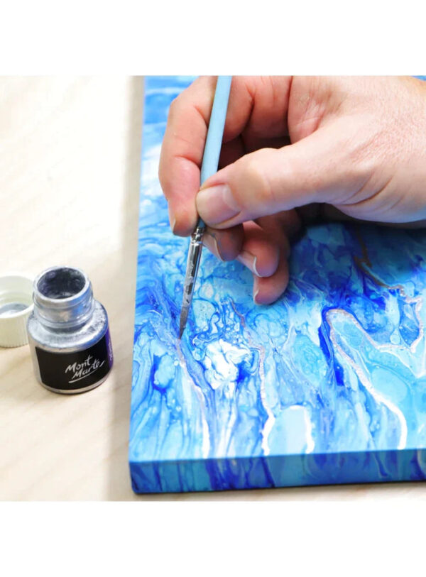 Mont Marte Premium Silver Foil Paint 20 ml. - Image 2