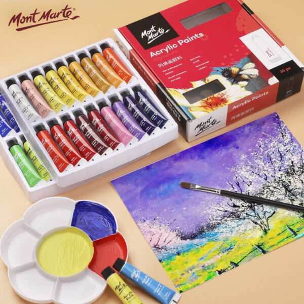 Mont Marte Acrylic Colour Paint Signature 12 ml Set Of 36. - Image 5