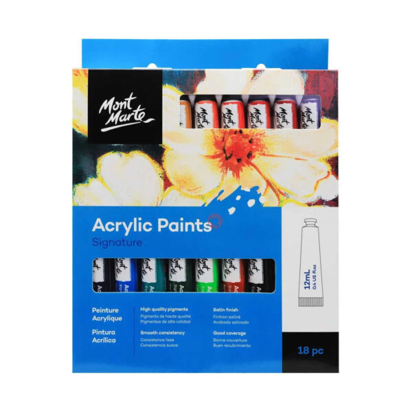 Mont Marte Acrylic Paints Signature 12 ml Set of 18. - Image 3