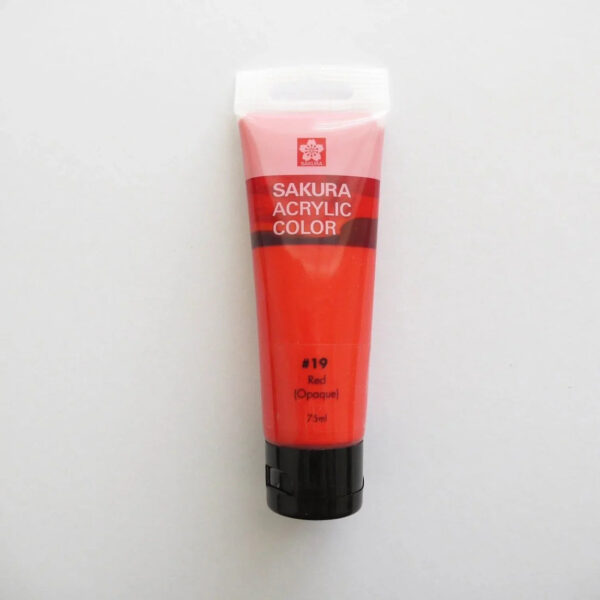 Sakura Acrylic Paint Tubes 75 ml Available In 58 Colors. - Image 14