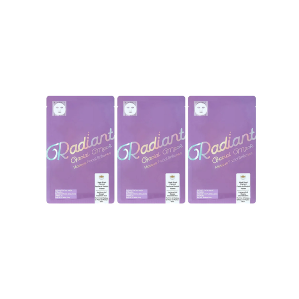 Pack of 3 | Radiant Facial Sheet Mask (Pearl). - Image 4