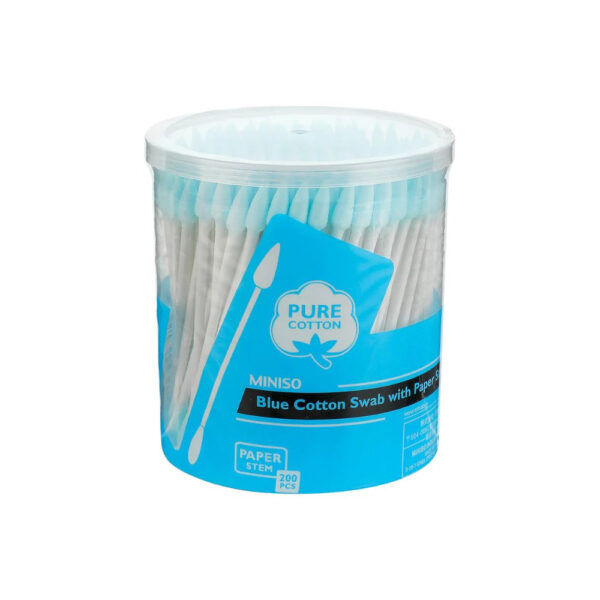 Blue Cotton Swab with Paper Stem (200 Pcs). - Image 6