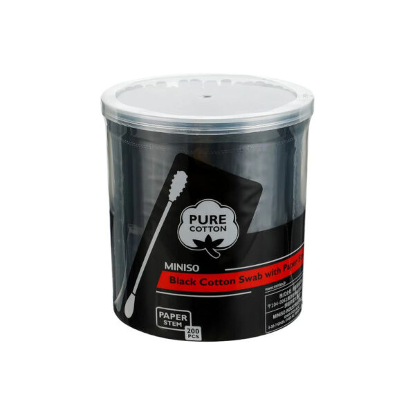 Black Cotton Swab with Paper Stem (200 Pcs). - Image 5