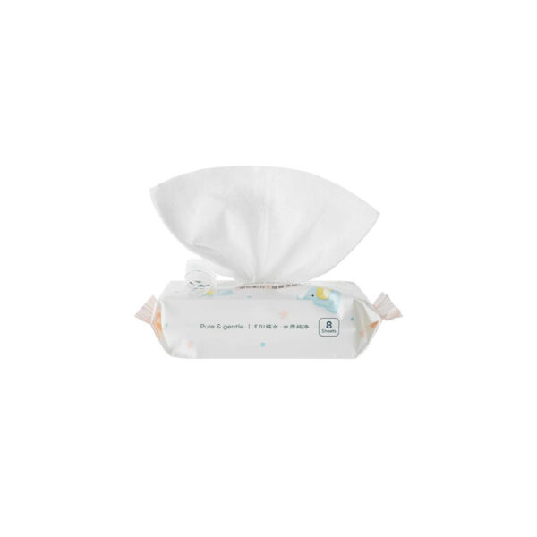 Baby Holiday Baby Thick Soft Wet Wipes (8 Wipes×8 Packs).