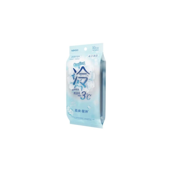 Refreshing Cooling Wet Wipes (Individually Packed 10 Wipes).