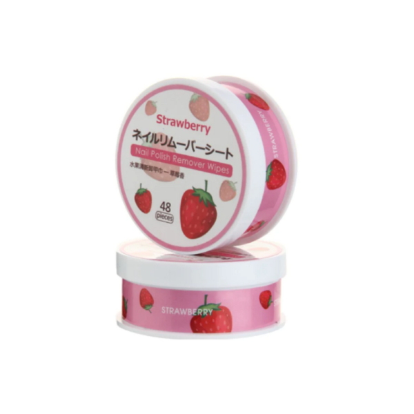 Nail Polish Cleansing Wipes (Strawberry Fragrance). - Image 5