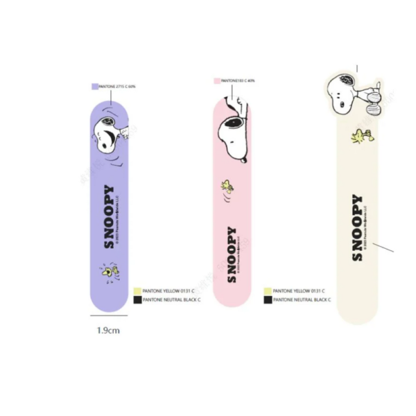 Snoopy Summer Travel Collection Cartoon Nail File. - Image 4