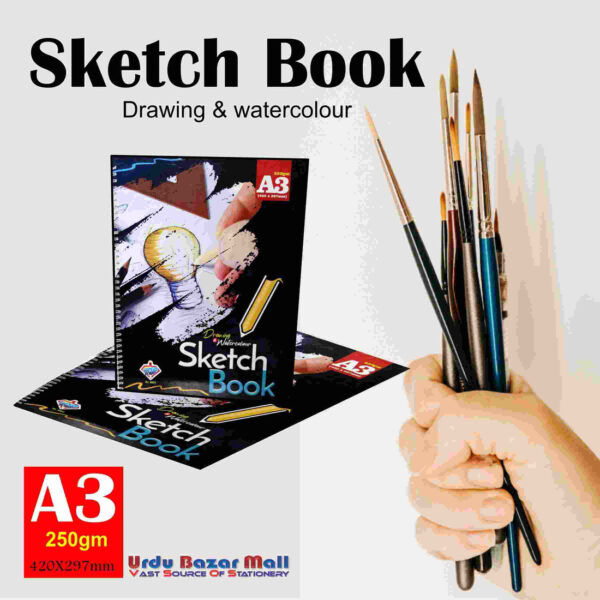 Sketch Book A3 For Drawing And Water Colour.