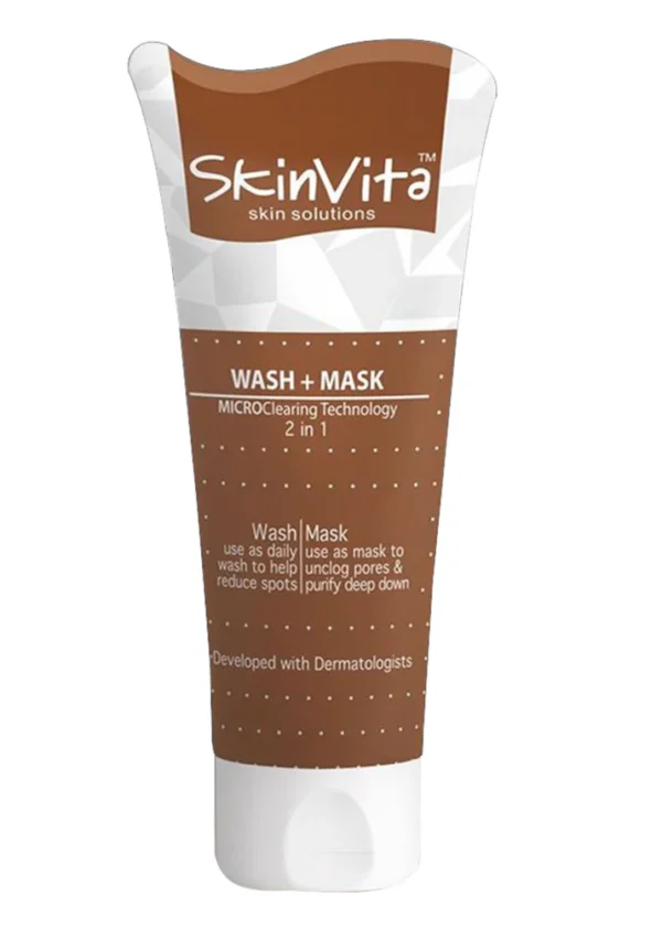 SkinVita 2 in 1 Face Wash & Face Mask 150 ML