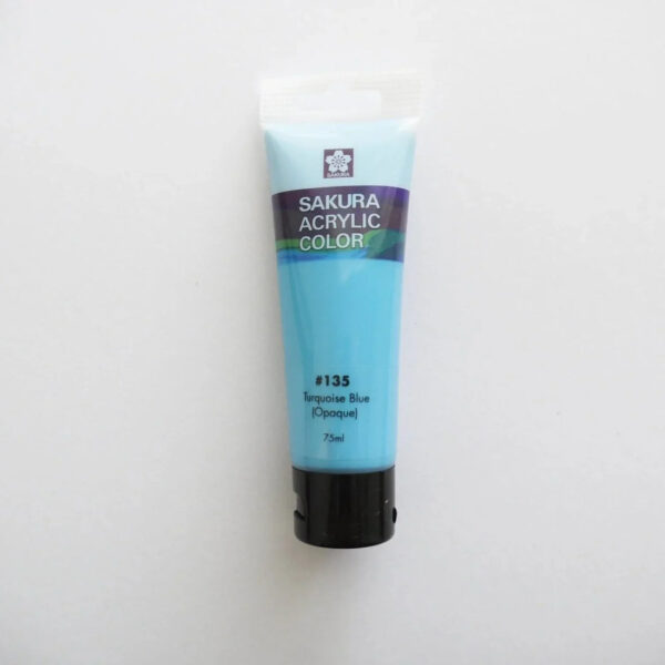 Sakura Acrylic Paint Tubes 75 ml Available In 58 Colors. - Image 9