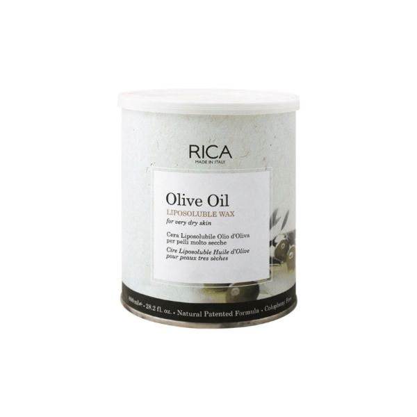 Rica Olive Oil Liposoluble Painless Hair Removal Wax For Men & Women| Quick & Easy Tan Removal Waxing For Face, Armpit & Body| 800 ml: