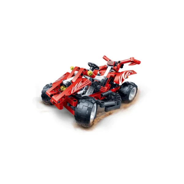 Race Car Building Kit(Red, 250 pcs) - Image 4