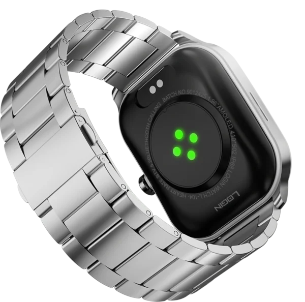 Login-104 Elite Smart Watch,Color: Silver - Image 5